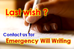 Emergency Will Writing